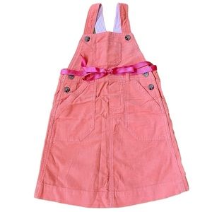 NWT Ralph Lauren Girls Corduroy Sleeveless Dress